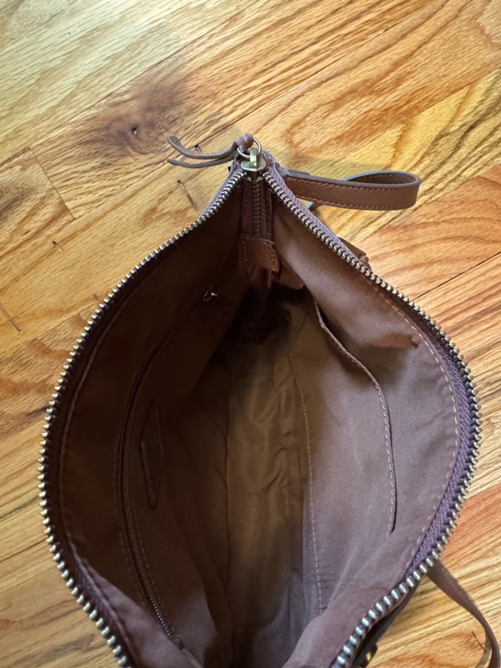 Fossil Leather Crossbody Bag in Rust - Picture 13 of 16